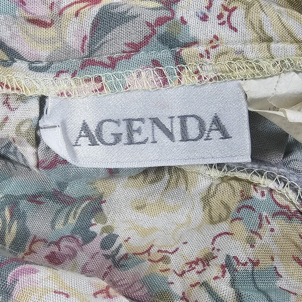 Vintage Agenda USA Women's Floral Midi Romantic Pocket Skirt Size 8 - Picture 6 of 14